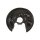 Spray Plate Brake Disc rear axle right aluminum TRISCAN for e.g. AUDI A3