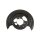 Spray Plate Brake Disc rear axle right steel TRISCAN for e.g. MB SPRINTER