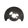 Spray Plate Brake Disc rear axle right steel TRISCAN for e.g. MB SPRINTER