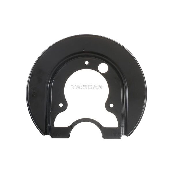 Spray Plate Brake Disc rear axle left steel TRISCAN for e.g. VW GOLF