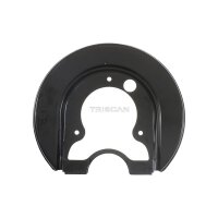 Spray Plate Brake Disc rear axle left steel TRISCAN for...