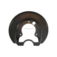 Spray Plate Brake Disc rear axle right steel TRISCAN for...