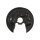 Spray Plate Brake Disc rear axle right steel TRISCAN for e.g. VW SCIROCCO
