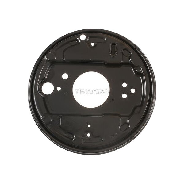 Spray Plate Brake Disc rear axle left steel TRISCAN for e.g. VW TRANSPORTER