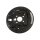 Spray Plate Brake Disc rear axle left steel TRISCAN for e.g. SKODA ROOMSTER