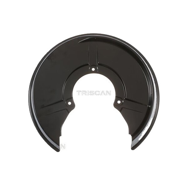 Spray Plate Brake Disc rear axle left steel TRISCAN for e.g. AUDI A4