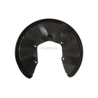 Spray Plate Brake Disc rear axle left steel TRISCAN for...