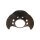 Spray Plate Brake Disc front axle steel TRISCAN for e.g. HONDA CIVIC