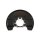 Spray Plate Brake Disc front axle steel TRISCAN for e.g. SAAB 9-3