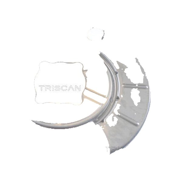 Spray Plate Brake Disc Rear Axle Right Aluminum TRISCAN for TESLA MODEL
