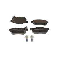 Brake pad set discs 13 mm with wear warning TRISCAN for...