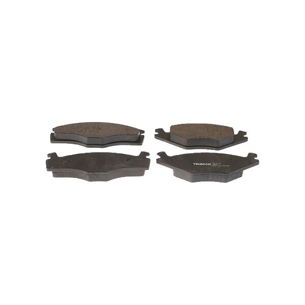Brake pad set discs 17 mm TRISCAN IAM-Expertise for e.g. VW POLO