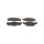 Brake pad set discs 17 mm TRISCAN IAM-Expertise for e.g. VW POLO