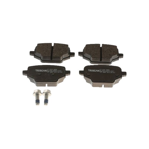Brake Pad Set Disc Brake 17,4 mm TRISCAN for e.g. OPEL COMBO