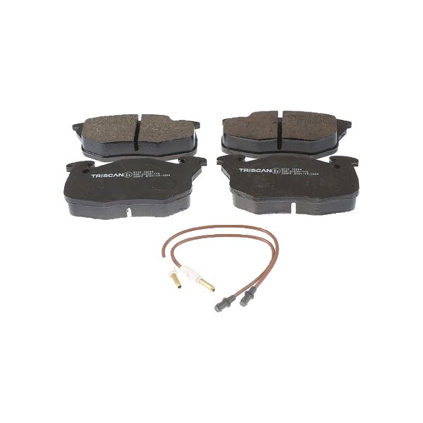 Brake pad set discs 18 mm TRISCAN IAM-Expertise for e.g. PEUGEOT 205