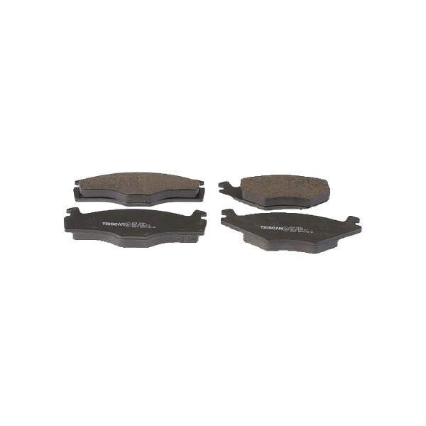 Brake pad set discs 15.3 mm TRISCAN IAM-Expertise for VW JETTA and others