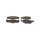 Brake pad set discs 15.3 mm TRISCAN IAM-Expertise for VW JETTA and others