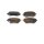 Brake pad set discs 18.3 mm TRISCAN IAM-Expertise for e.g. MB X-CLASS