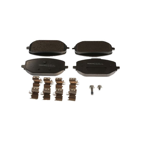 Brake Pad Set Disc Brake 18,2 mm TRISCAN for e.g. PEUGEOT 3008