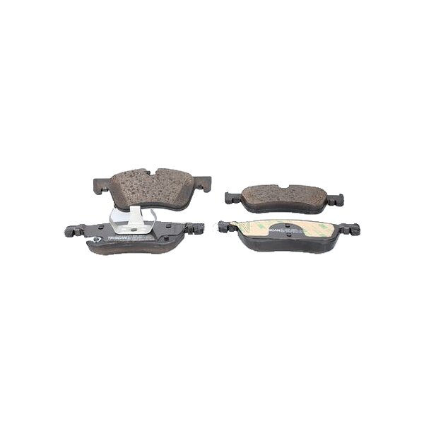Brake pad set discs 17.4 mm TRISCAN IAM-Expertise for MB CITAN and others