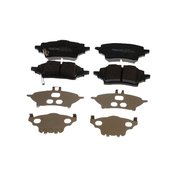 Brake Pad Set Disc Brake 15,8 mm TRISCAN for e.g. TOYOTA C-HR
