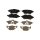 Brake Pad Set Disc Brake 15,8 mm TRISCAN for e.g. TOYOTA C-HR