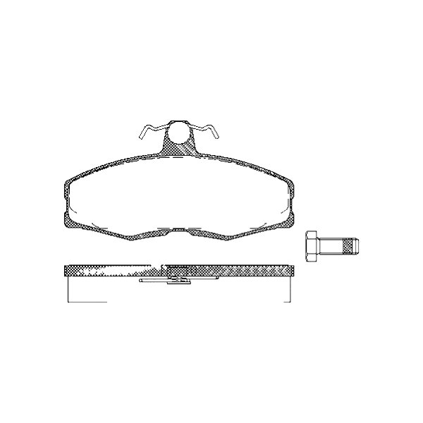 Brake pad set discs 18.2 mm TRISCAN IAM-Expertise for SKODA FAVORIT and others