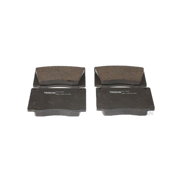 Brake pad set discs 16 mm TRISCAN IAM-Expertise for JAGUAR XJ and others