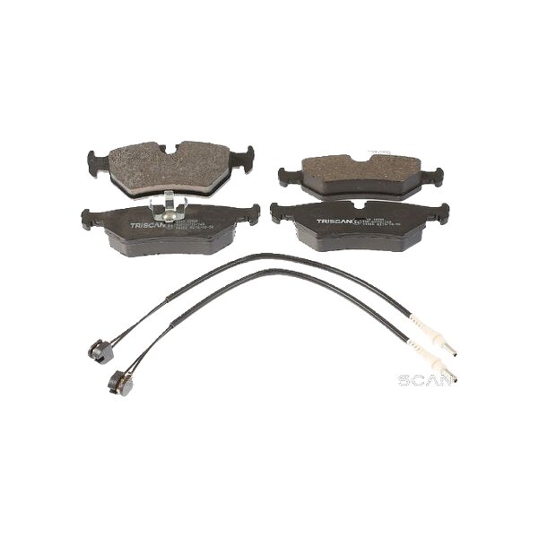 Brake pad set discs 17 mm TRISCAN IAM-Expertise for CITROËN EVASION and others