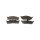 Brake pad set discs TRISCAN IAM-Expertise for PLYMOUTH VOYAGER and others
