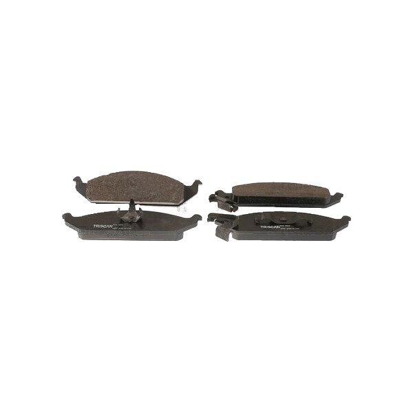 Brake pad set discs 16 mm TRISCAN for CHRYSLER STRATUS and others