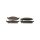 Brake pad set discs 16 mm TRISCAN for CHRYSLER STRATUS and others