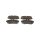 Brake pad set discs 18.8 mm TRISCAN IAM-Expertise for e.g. MB G-CLASS