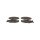 Brake pad set discs 17 mm TRISCAN for CHRYSLER VOYAGER and others