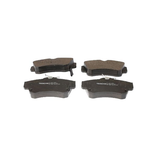 Brake pad set discs 20 mm with wear warning TRISCAN for e.g. CHRYSLER PT