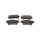 Brake pad set discs 20 mm with wear warning TRISCAN for e.g. CHRYSLER PT