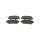 Brake pad set discs 18 mm TRISCAN IAM-Expertise for e.g. OPEL MOVANO