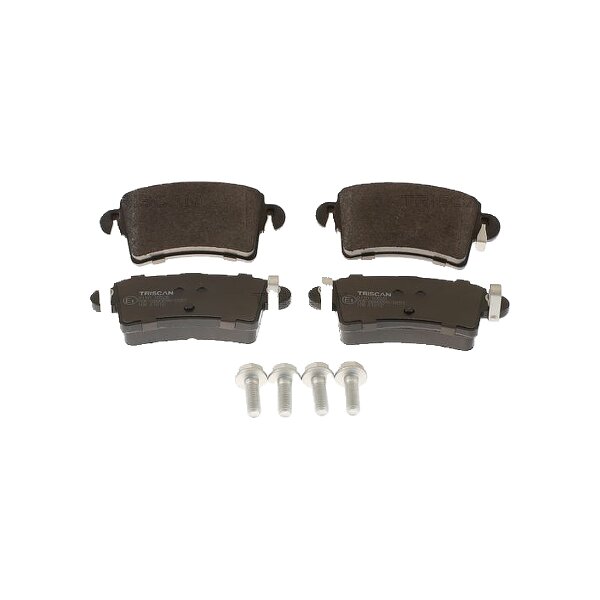 Brake pad set discs 16.8 mm TRISCAN IAM-Expertise for e.g. RENAULT MASTER