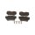 Brake pad set discs 17 mm TRISCAN IAM-Expertise for RENAULT TRAFIC and others