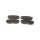 Brake pad set discs 19 mm TRISCAN IAM-Expertise for PEUGEOT BOXER and others