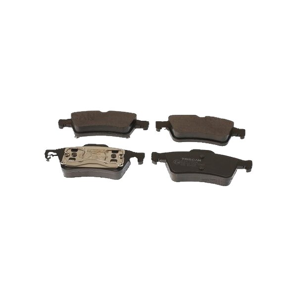 Brake pad set discs 17 mm TRISCAN IAM-Expertise for RENAULT LAGUNA and others