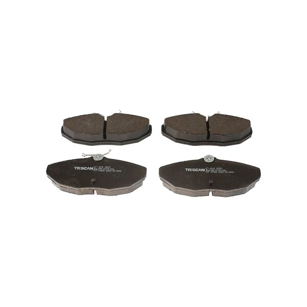 Brake pad set discs 17.8 mm TRISCAN IAM-Expertise for JAGUAR S-TYPE and others