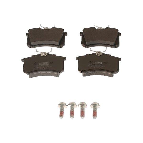 Brake pad set discs 16 mm TRISCAN IAM-Expertise for SEAT LEON and others
