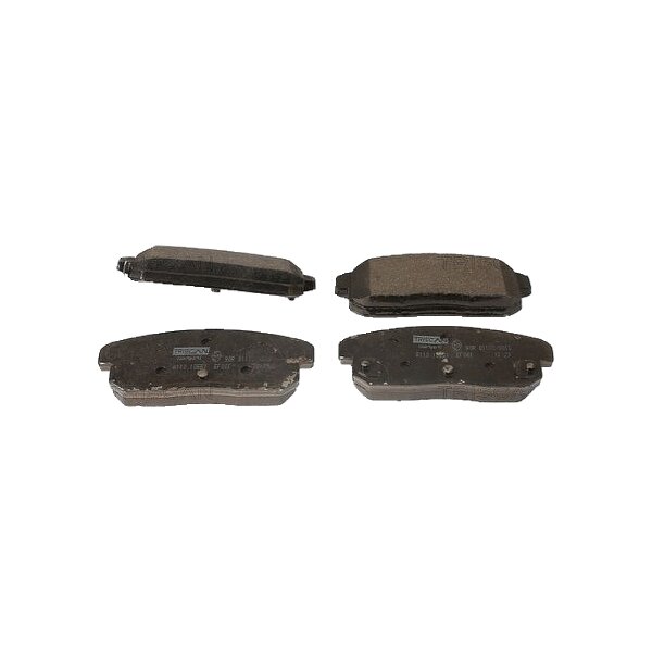 Brake pad set discs 14.5 mm TRISCAN IAM-Expertise for e.g. MAZDA RX-8