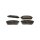 Brake pad set discs 14.5 mm TRISCAN IAM-Expertise for e.g. MAZDA RX-8