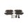 Brake pad set discs 20.8 mm TRISCAN IAM-Expertise for MB SPRINTER and others