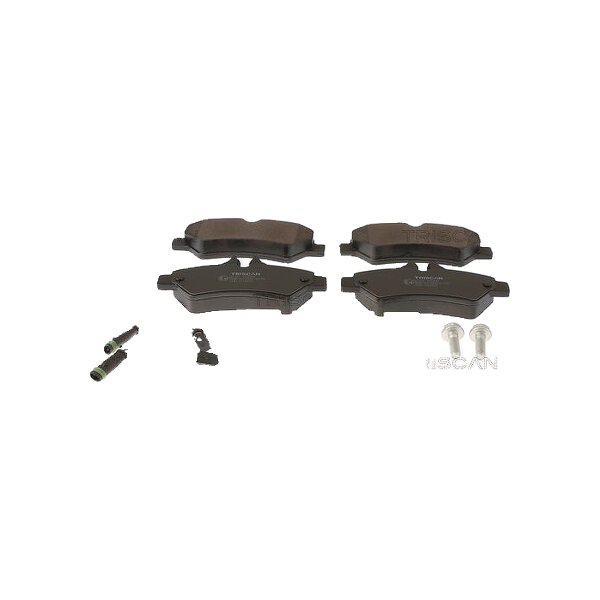 Brake pad set discs 19.8 mm TRISCAN IAM-Expertise for MB SPRINTER and others