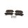 Brake pad set discs 20.5 mm TRISCAN IAM-Expertise for MB SPRINTER and others