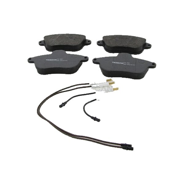 Brake pad set discs 17 mm TRISCAN IAM-Expertise for CITROËN XM and others