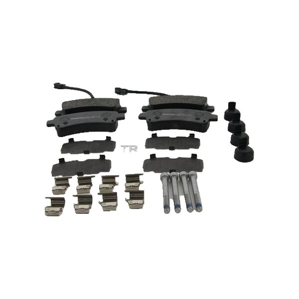 Brake pad set discs 20.3 mm TRISCAN IAM-Expertise for FIAT DUCATO and others